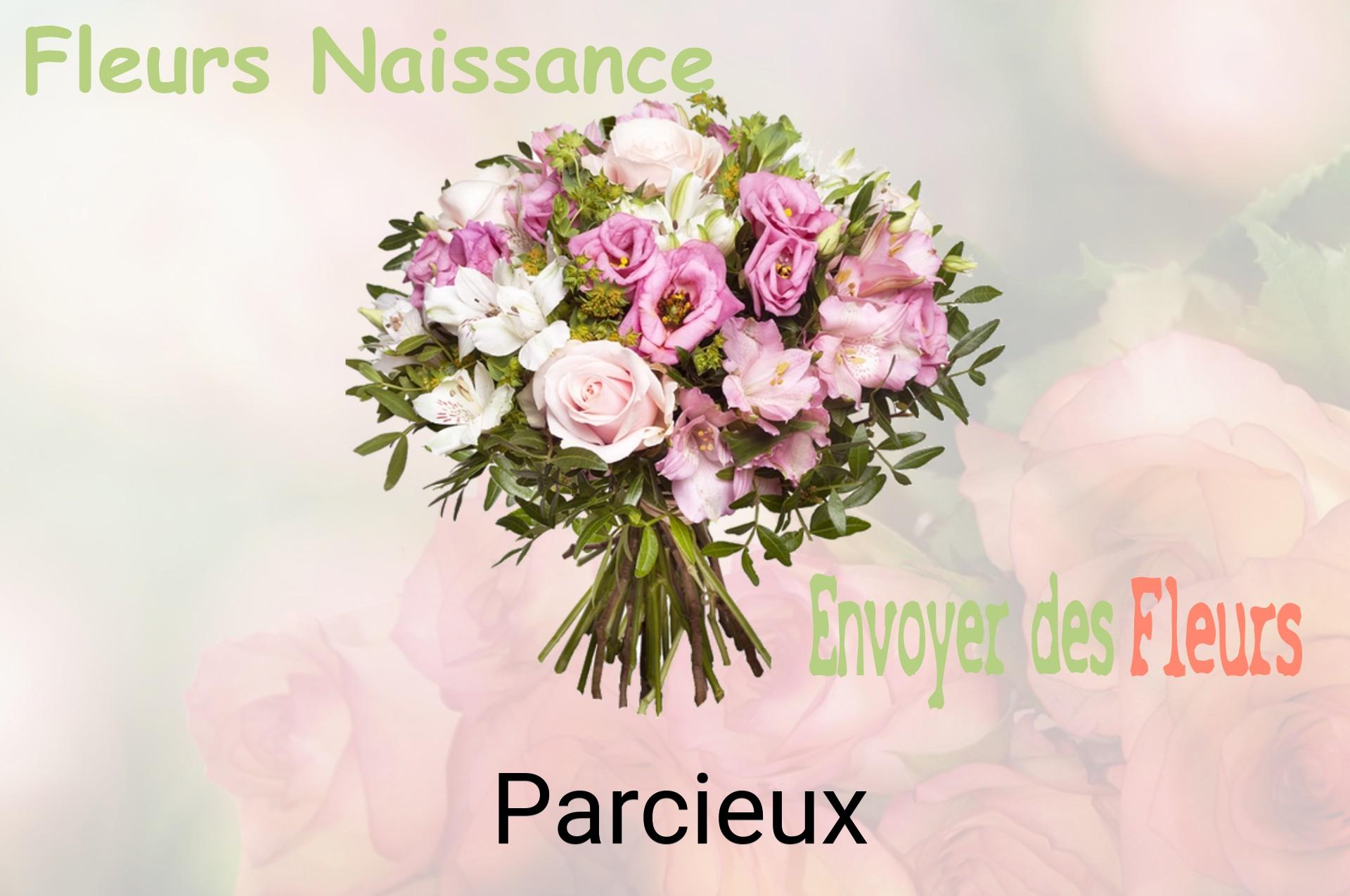 Bouquet de fleurs de naissance livré à Parcieux